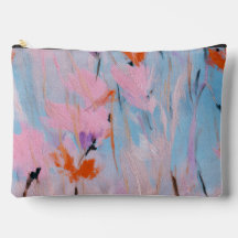 Jardim de Flores Silvestres em Aquarela Pastel