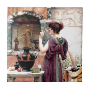 Jardim de Godward da mulher de Pompeii