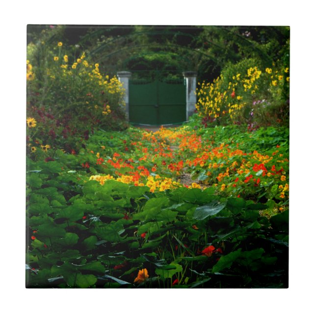 Jardim de Monet, Giverny, França no outono (Frente)