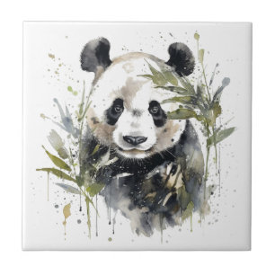 Jardim de Panda em Aquarela