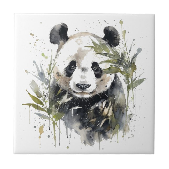 Jardim de Panda em Aquarela (Frente)
