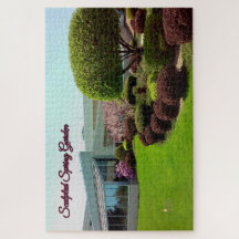 Jardim de Primavera esculpido - Quebra-cabeça de E