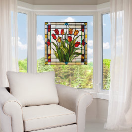 Jardim de Tulipas de Vidro Manteiga