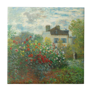 Jardim do Artista Monet em Argenteuil Pintura