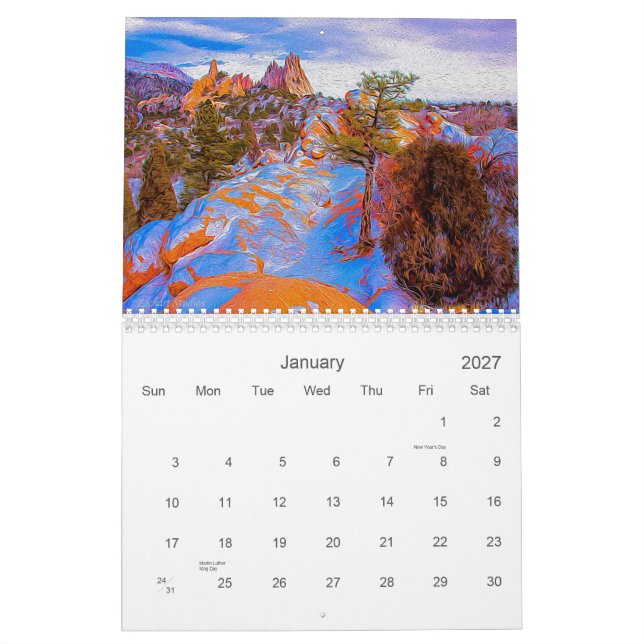 Jardim do calendário dos deuses 2013 (Jan 2027)
