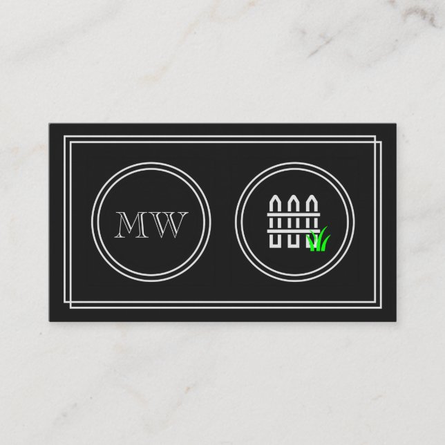 "Jardim do filme silencioso" que cerca cartões de (Frente)