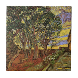 Jardim do Hospital Saint-Paul por Vincent van Gogh