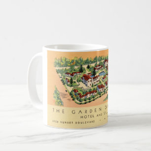 Jardim do Hotel Allah, caneca de café de Hollywood