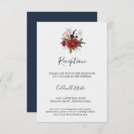 Jardim do outono | Cartão de Inserção de Recepção