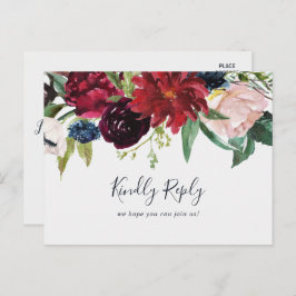 Jardim do outono | Cartão postal RSVP de Escolha d