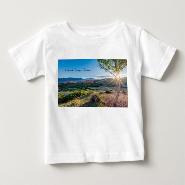 Jardim dos Deuses Árvore Sol Burst Camisa (Frente)