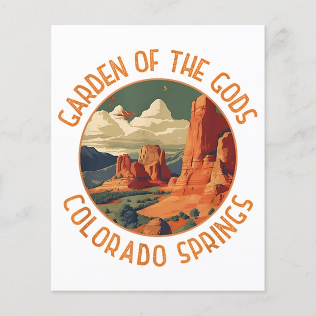 Jardim dos Deuses Colorado Springs Distressed Cir (Frente)