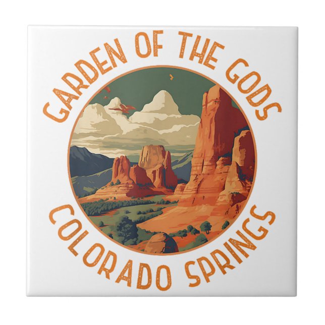 Jardim dos Deuses Colorado Springs Distressed Cir (Frente)