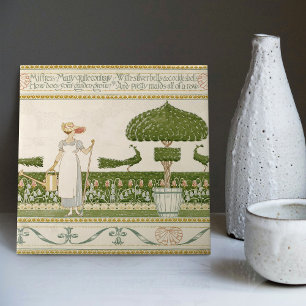 Jardim Encantador da Senhora Mary por Walter Crane