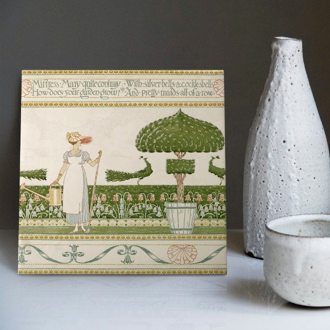 Jardim Encantador da Senhora Mary por Walter Crane (Criador carregado)