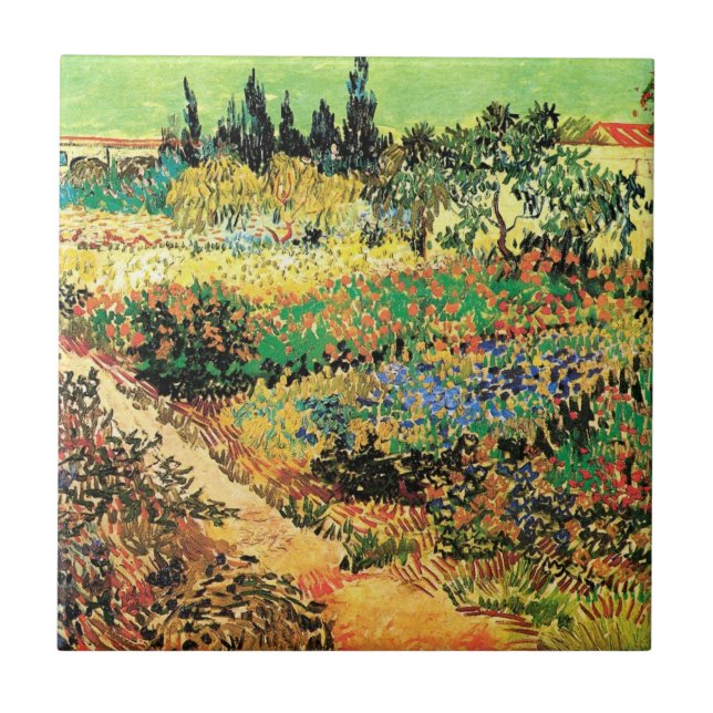 Jardim Flor com Caminho de Vincent van Gogh (Frente)