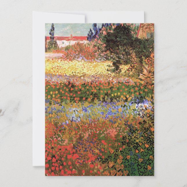 Jardim Flor de Vincent van Gogh (Frente)