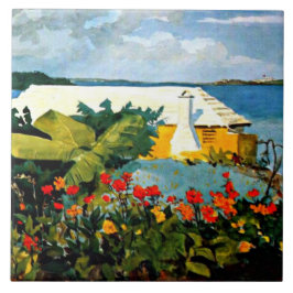 Jardim Flor e Bungalow por Winslow Homer