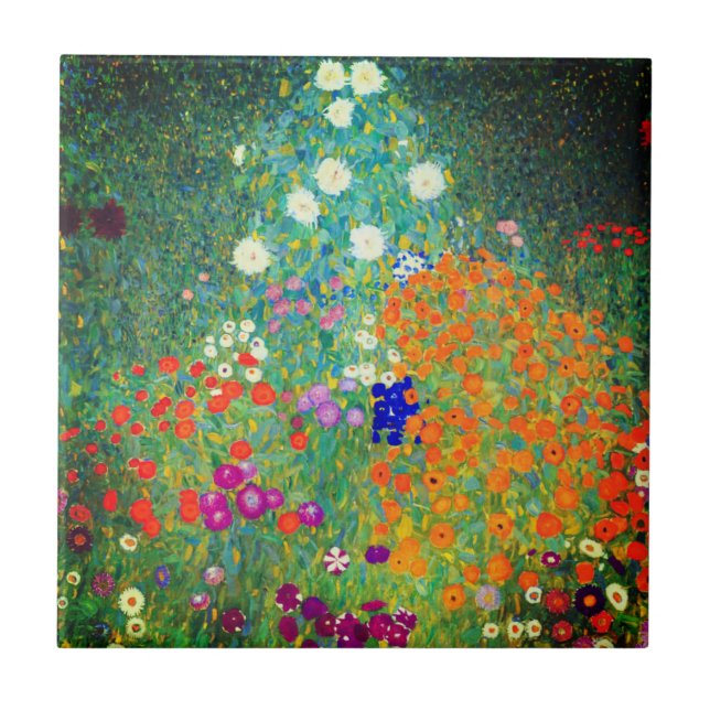 Jardim Flor Gustav Klimt (Frente)