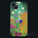 Jardim Flor Gustav Klimt<br><div class="desc">capas de iphone com a pintura a óleo do Jardim Flor de Gustav Klimt (1906). Um belo jardim de flores roxas,  vermelhas,  brancas,  azuis e laranja. Um presente de excelente para fãs de Arte Nouveau e de Arte Austríaca.</div>