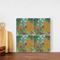 Jardim Flor Gustav Klimt Fine Art