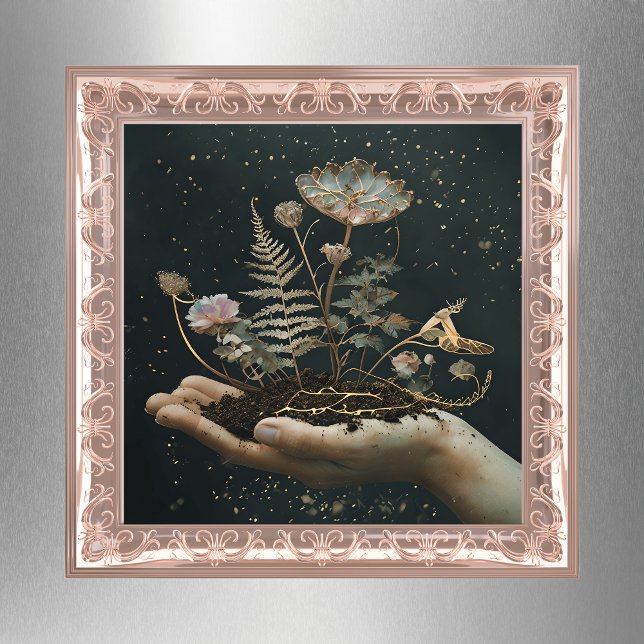 Jardim Flor na Poster de Mão (Criador carregado)