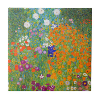 Jardim Flor por Gustav Klimt
