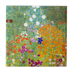 Jardim Flor por Gustav Klimt