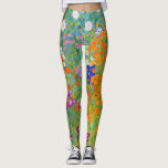 Jardim Flor por Gustav Klimt Leggings<br><div class="desc">Por favor, visite minha loja para obter design mais interessante e mais opções de cores.
=> zazzle.com/colorfulworld*</div>