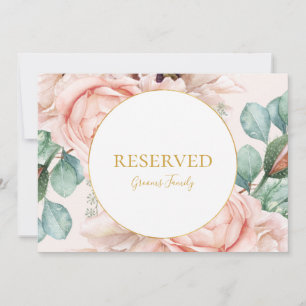 Jardim Floral Elegante Blush Sinal de Pastel Res