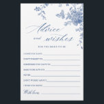 Jardim Francês Azul Vitoriano Deseja e Aconselhe C<br><div class="desc">Personalize com a noiva para ser o nome e a data do chá. Para mais personalização,  clique no link "personalizar mais". Se precisar de ajuda,  entre em contato comigo,  por favor.</div>