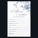 Jardim Francês Azul Vitoriano Deseja e Aconselhe C<br><div class="desc">Personalize com a noiva para ser o nome e a data do chá. Para mais personalização,  clique no link "personalizar mais". Se precisar de ajuda,  entre em contato comigo,  por favor.</div>