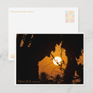 Jardim Golden Sunset Ubud – Cartão Postal de Arte