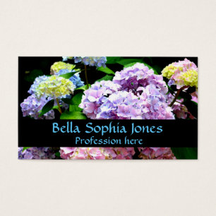 Jardim Hydrangea, rosa, azul, floral roxo