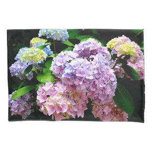 Jardim Hydrangea, rosa, azul, floral roxo