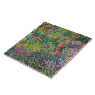 Jardim Íris Em Giverny Por Claude Monet