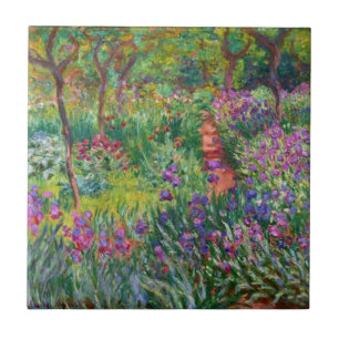 Jardim Íris Monet no Azulejo Giverny