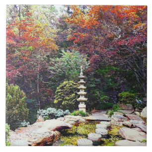Jardim Japonês Com Pagode