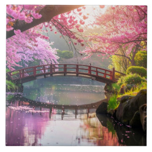 Jardim Japonês, Temporada de Flor de Cerejeira.