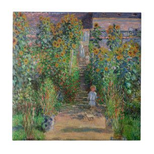 Jardim Monet Vetheuil Pintura Impressionista