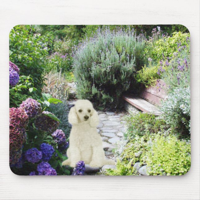 Jardim Mousepad da caniche (Frente)