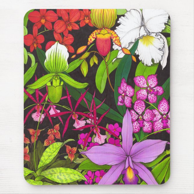 Jardim Mousepad da orquídea (Frente)