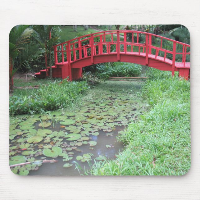 Jardim Oriental Mousepad (Frente)