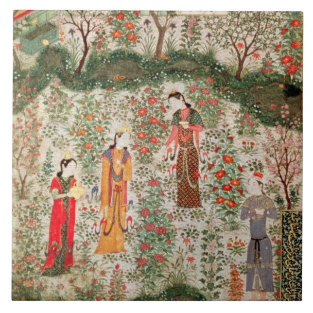 Jardim persa, século XV (w/c no papel) (Frente)