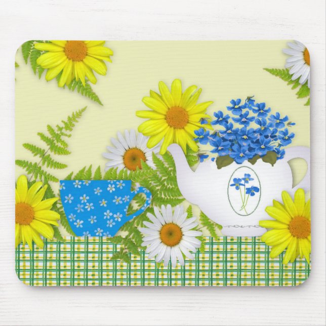 Jardim Tea Mousepad (Frente)