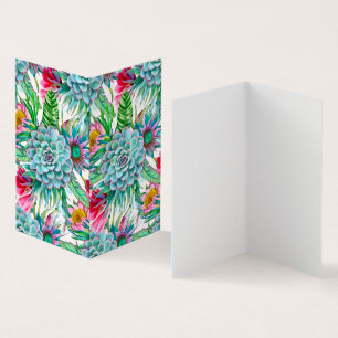 Jardim tropical suculento