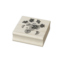 Jardim Vitoriano Violeta Carimbo de Borracha