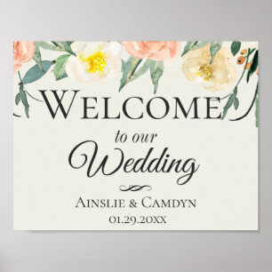 Jardin De Fleurs Wedding Poster
