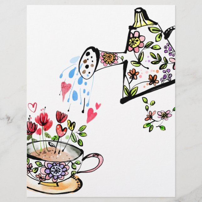 Jardinagem de flores (Frente)