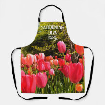 Jardinagem Diva All-Over Impressão Apron